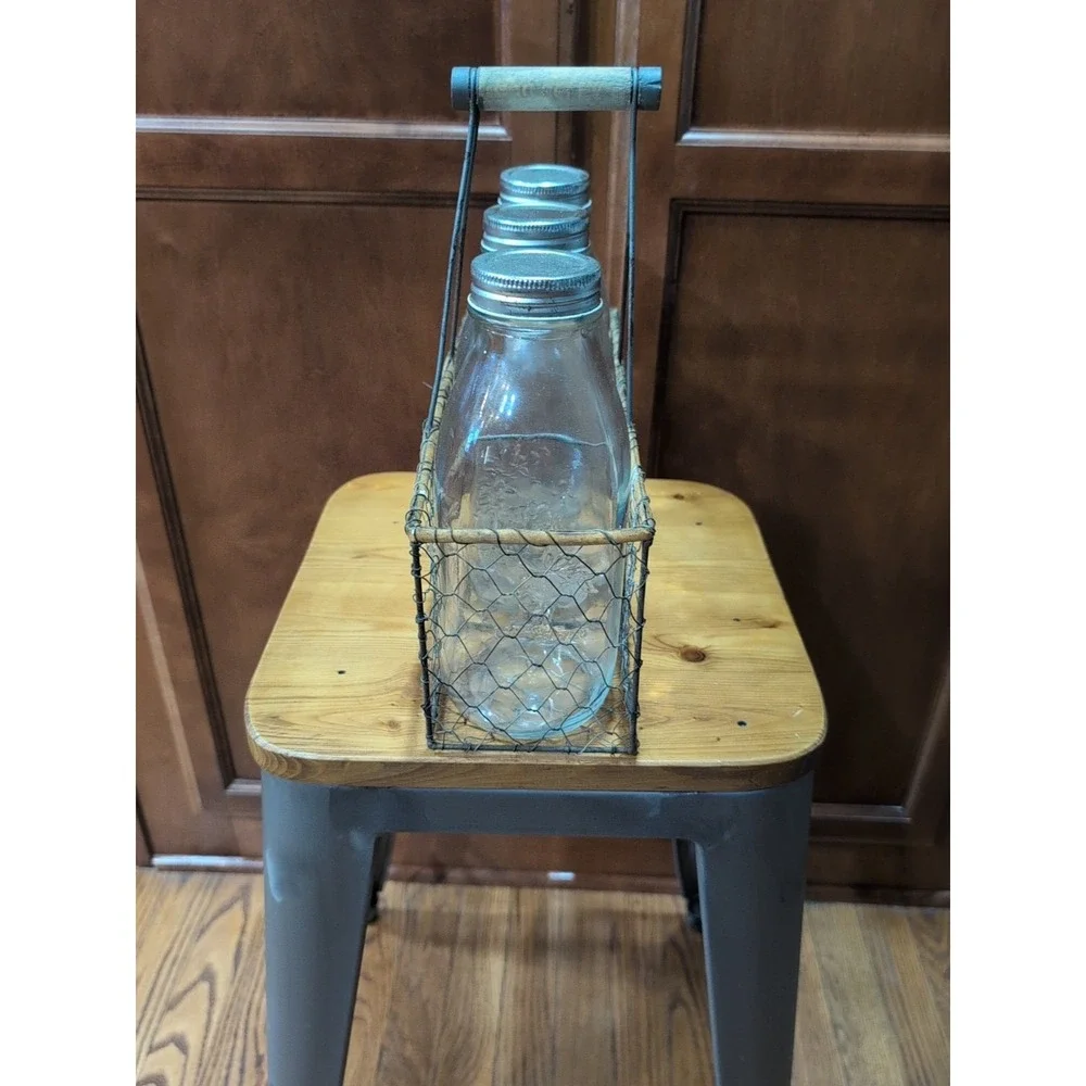 Fritta del Prato Glass Bottles retro wire